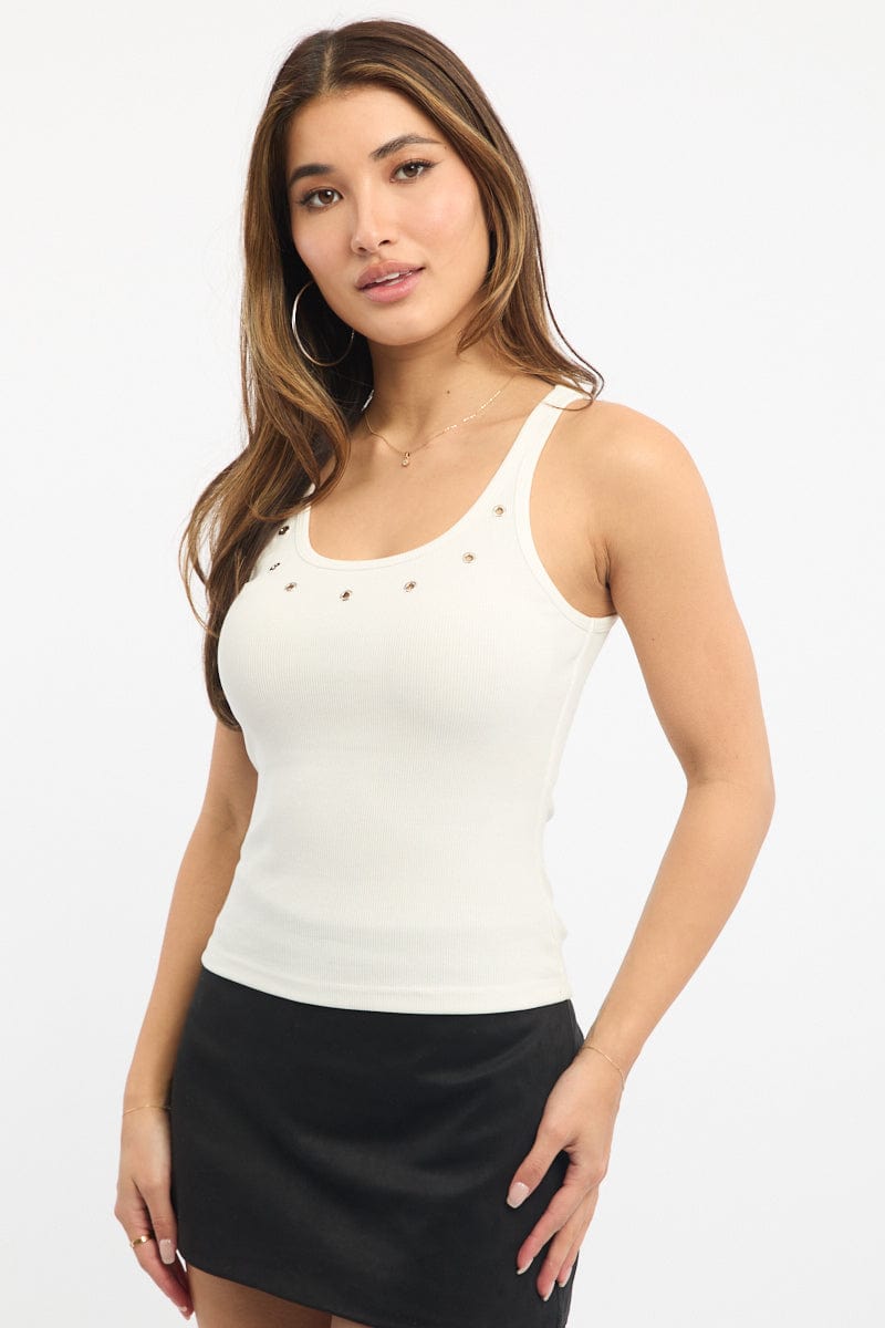 White Tank Top