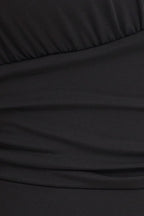 Black Bodysuit Puff Sleeve