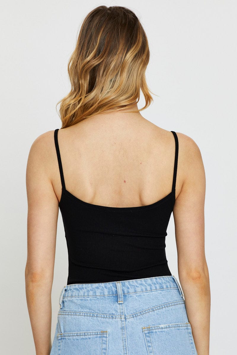 Black Bodysuit Sleeveless