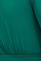 Green Bodysuit Puff Sleeve