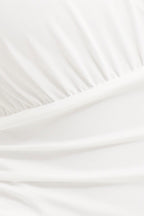 White Bodysuit Puff Sleeve