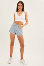 White Tank Top Sleeveless Seamless