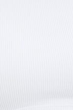 White Tank Top Sleeveless Crew Neck