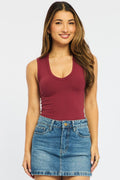Red Tank Sleeveless