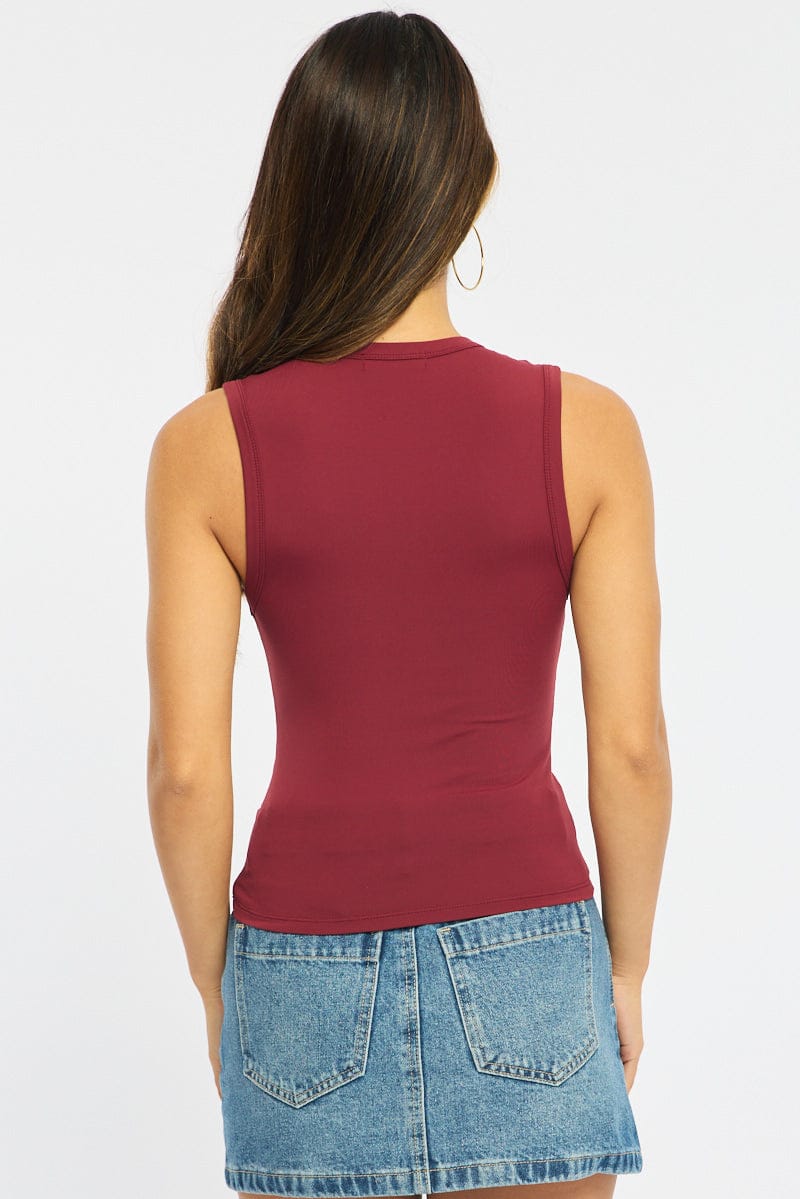 Red Tank Sleeveless