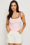 Pink Tank Sleeveless