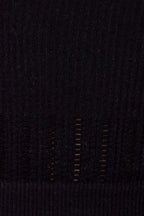 Black Tank Top V Neck Seamless