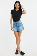 Black Supersoft Bodysuit Short Sleeve