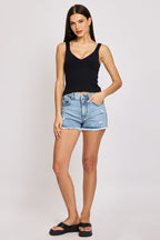 Black Tank Top V-neck Supersoft