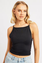 Black Sleeveless Tank Supersoft