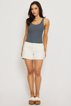 Blue Stripe Striped Tank Sleeveless