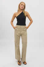 Black One Shoulder Bodysuit Supersoft