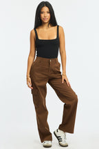 Black Supersoft Bodysuit Square Neck Sleeveless
