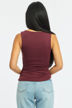 Red Supersoft Tank Sleeveless