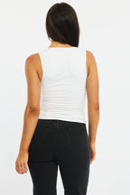 White Supersoft Tank Sleeveless