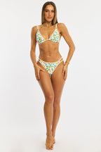 Multi Print Triangle Bikini Set