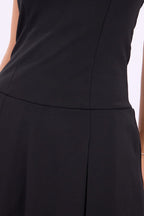 Black Playsuit Halter Neck