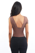 Brown Bodysuit Mesh