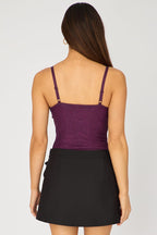 Purple Lace Bodysuit Sleeveless