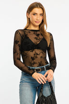 Black Bodysuit Long Sleeve