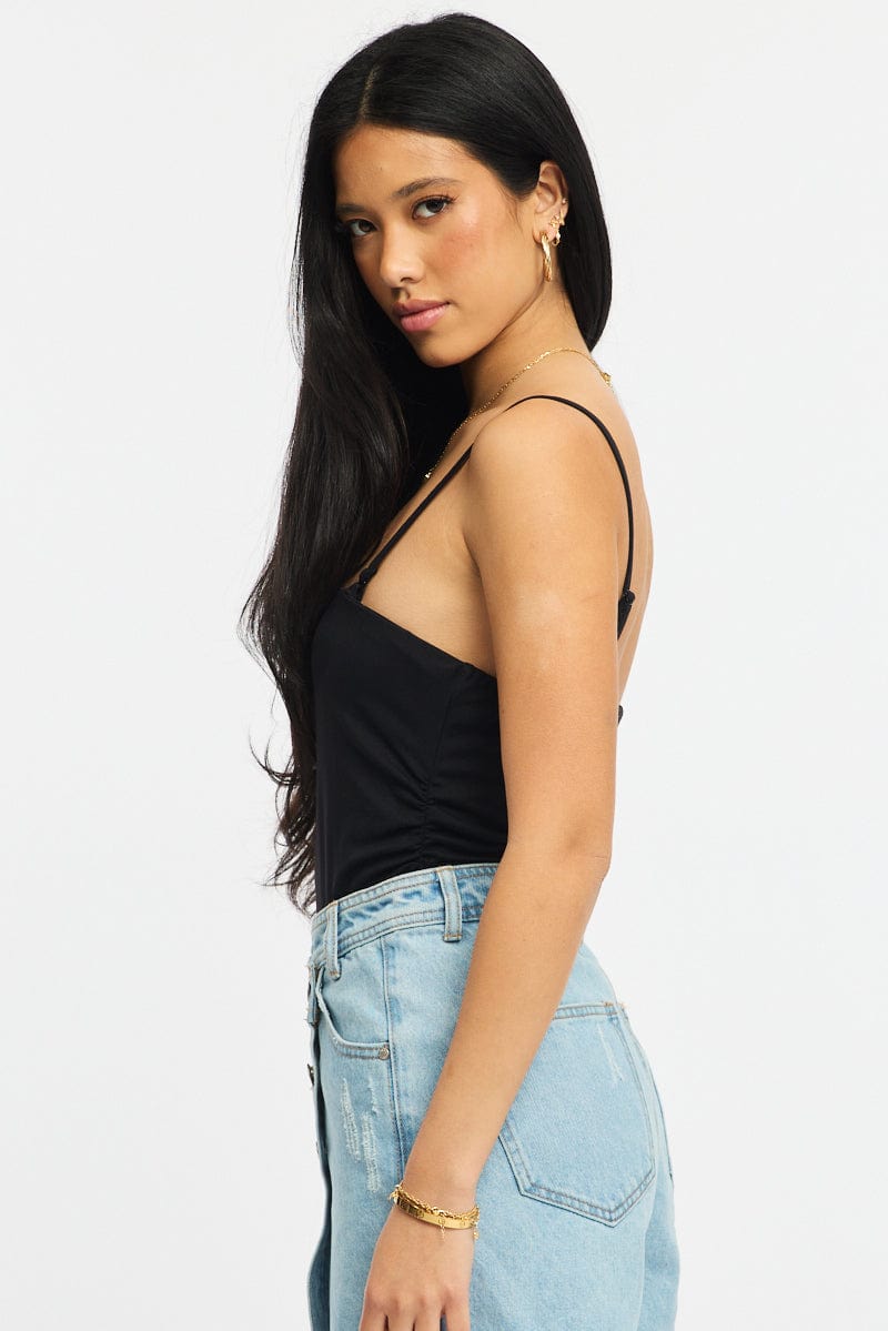 Black Bodysuit Singlet