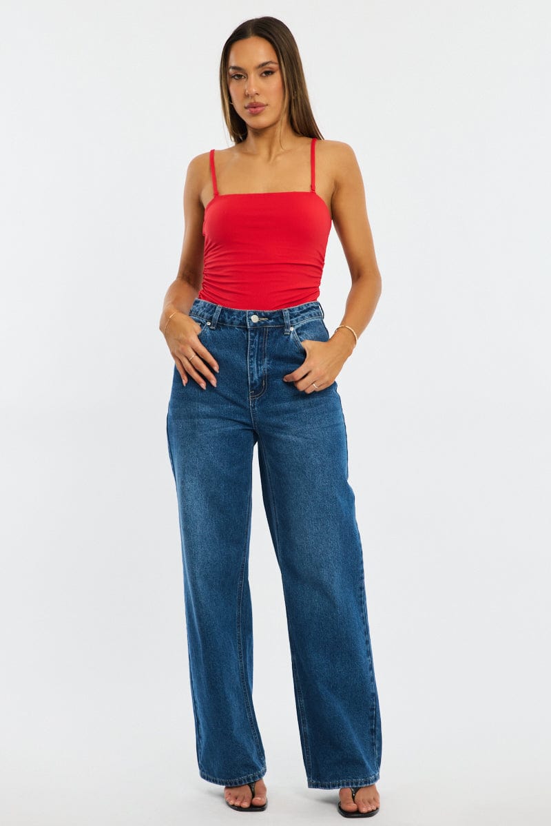 Red Bodysuit Singlet