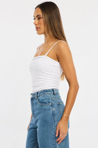 White Bodysuit Singlet