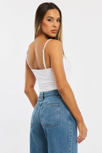 White Bodysuit Singlet