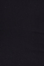 Black Tank Top Round Neck Seamless