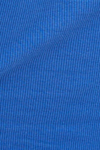 Blue Tank Top Sleeveless Crew Neck
