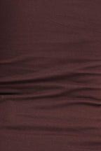 Brown Tank Top Sleeveless Square Neck Cotton