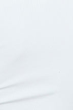White Jersey Tank Ribbed