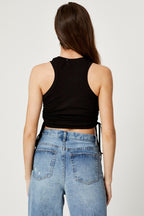 Black Cut Out Tank