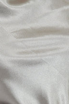 Grey Bodysuit Cowl Neck