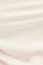 White Bodysuit Cami Sleeveless Cowl Neck Satin
